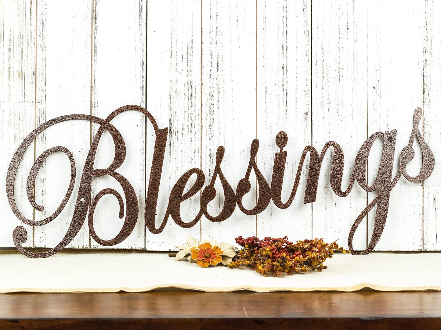 Blessings Metal Sign Metal Wall Decor Wall Hanging Steel Gift Gift For Her Grandchildren Wall Art