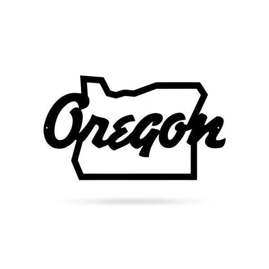 Oregon Cut Metal Sign Metal House Sign - 8 inches - metal sign