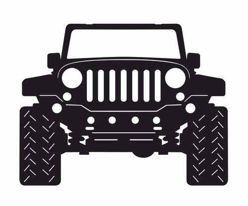 Jeep, Metal Sign, Stainless Steel, Weatherproof, Metal Wall Art, Wall Decor, Jeep Art, Garage Art Laser Cut Metal Signs Custom Gift Ideas