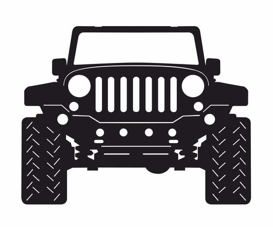 Jeep, Metal Sign, Stainless Steel, Weatherproof, Metal Wall Art, Wall Decor, Jeep Art, Garage Art Laser - metal sign