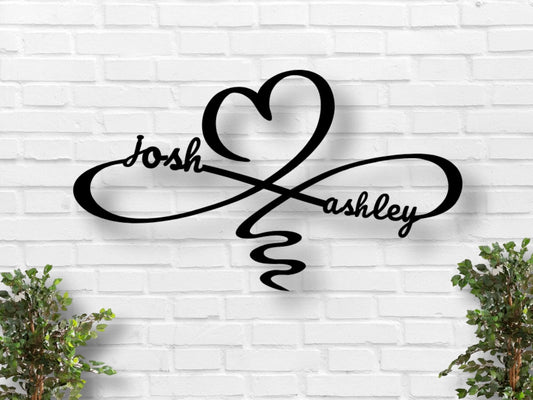 Personalized Infinity Sign, Infinity Metal Sign, Infinity Name Sign , Infinity Sign Gift, Name Infinity - metal sign