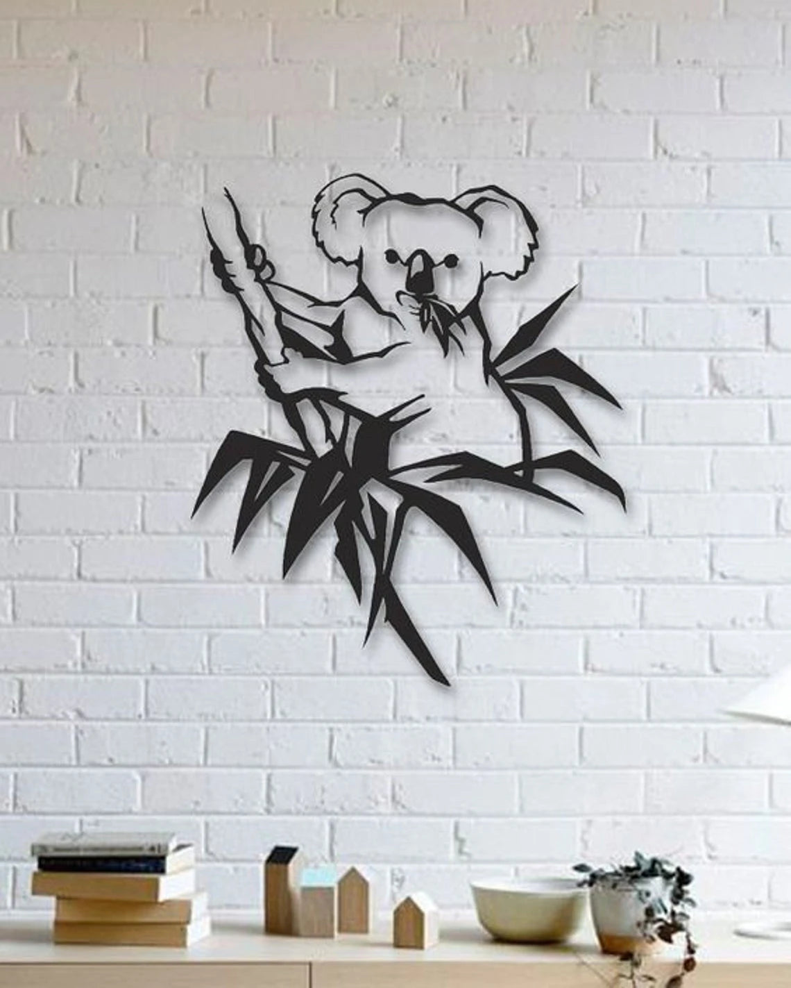 Koala Tree Decor Wall Art Cut Metal Sign Laser Cut Metal Signs Custom Gift Ideas