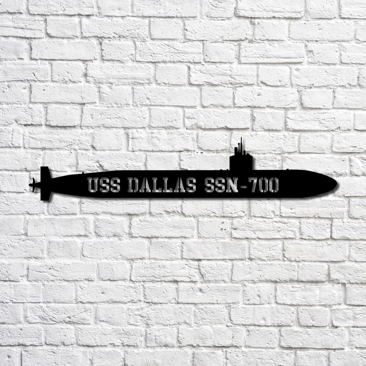 Uss Dallas, Ssn700 Navy Ship Metal Art, Custom Us Navy Ship Cut Metal Sign, Gift For Navy Veteran, Navy Ships Silhouette Metal Art, Navy Home Decor Laser Cut Metal Signs Custom Gift Ideas