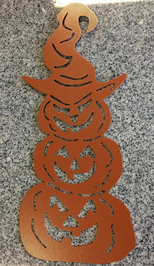 Pumpkin Yard Stake Metal Sign Cut Metal Sign Wall Metal Sign