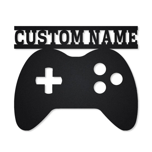 Personalized Handheld Console Monogram Metal Sign Art, Custom Game Metal Sign, Hobbie Gifts, Game Gift - metal sign