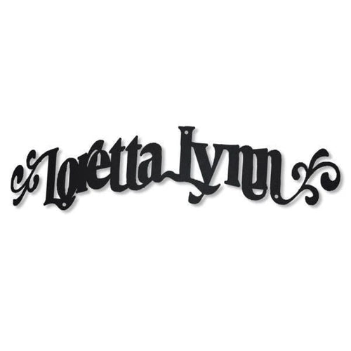 Loretta Lynn Metal Wall Decor Cut Metal Sign Metal House Sign