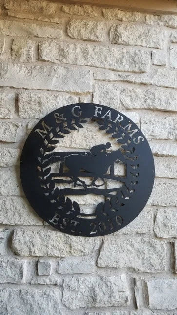 Derby Sign, Horse Racing, Family Metal Sign,ranch Sign, Jockey Sign, Gate Sign, Plasma Cut Steel Sign - metal sign