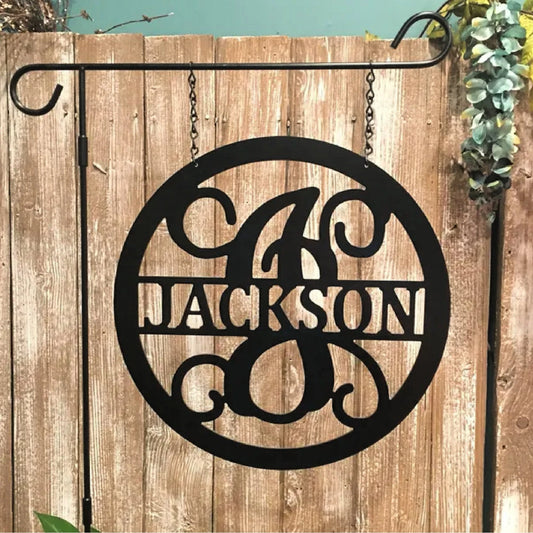 Personalized Gift Monogram Family Name Yard, Garden Decor, Customized Outdoor Decor, Wedding, Birthday - wedding detail
