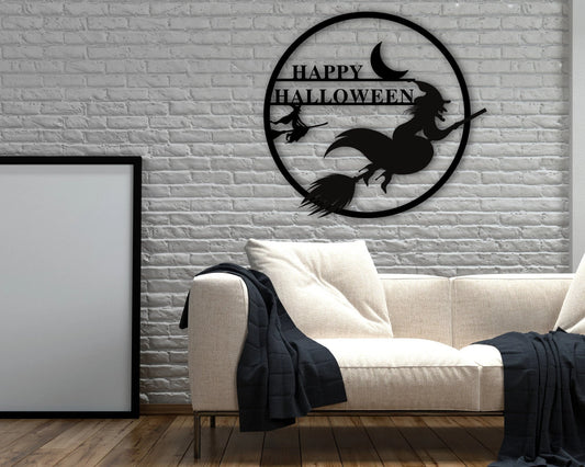 Custom Witch Sign Halloween Decor For Home Halloween Witch Decor Witches Sign Halloween Custom Witch Halloween Decorations - 8 inches - metal sign