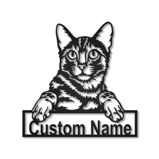 Personalized Bengal Cat Metal Sign Art, Custom Bengal Cat Metal Sign, Father's Day Gift, Pets Gift, Birthday Gift, Laser Cut Metal Signs Custom Gift Ideas