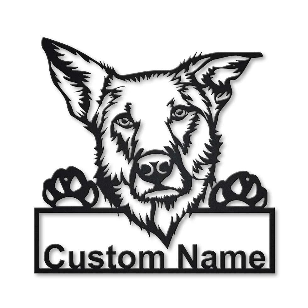 Personalized Chinook Dog Metal Sign Art, Custom Chinook Dog Metal Sign, Dog Gift, Birthday Gift, Animal Funny, Laser Cut Metal Signs Custom Gift Ideas