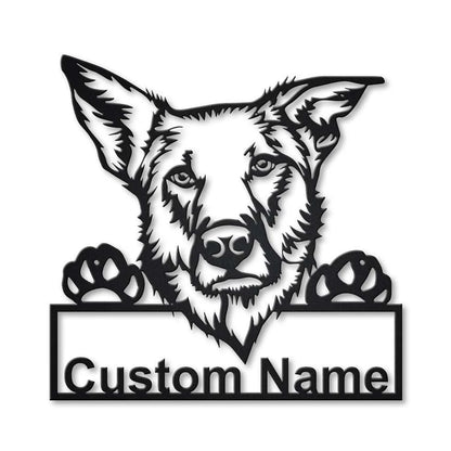 Personalized Chinook Dog Metal Sign Art, Custom Chinook Dog Metal Sign, Dog Gift, Birthday Gift, Animal Funny, Laser Cut Metal Signs Custom Gift Ideas