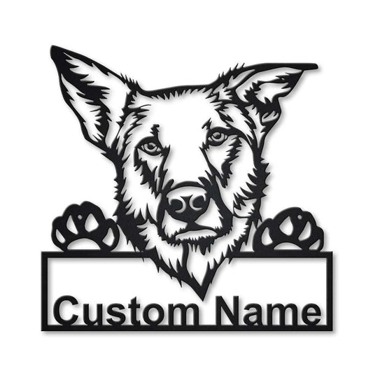 Personalized Chinook Dog Metal Sign Art, Custom Chinook Dog Metal Sign, Dog Gift, Birthday Gift, Animal - metal sign