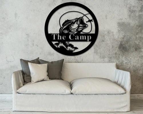 Father's Day Gift For Dad First Fathers Day Gift Custom Metal Sign Fishing Outdoor Gift From Wife Gift From Daughter Father