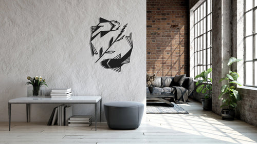 Fish Metal Wall Decor, Yin Yang Metal Wall Art, Housewarming Gift Office Home Living Room Decor, Outdoor Metal Wall Art, Metal Laser Cut Metal Signs Custom Gift Ideas