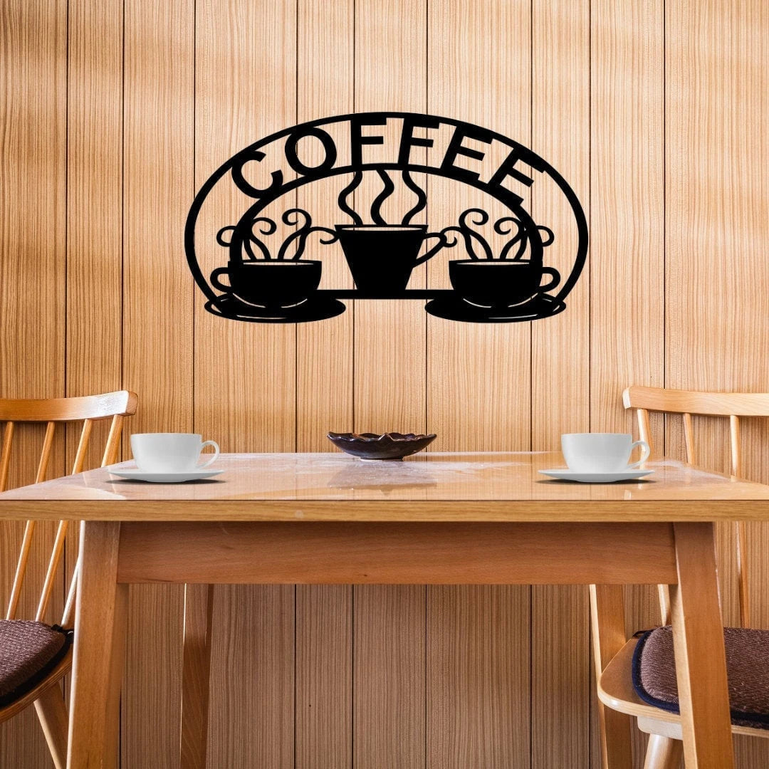 Coffee Sign Wall Decor Metal Sign Metal Art