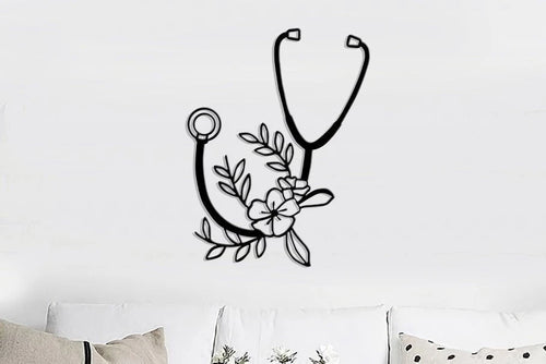 Stethoscope Decor Nurse Office Decor Best Gift For Nurse Sign For Office Nurse Doctor Wall Decoration