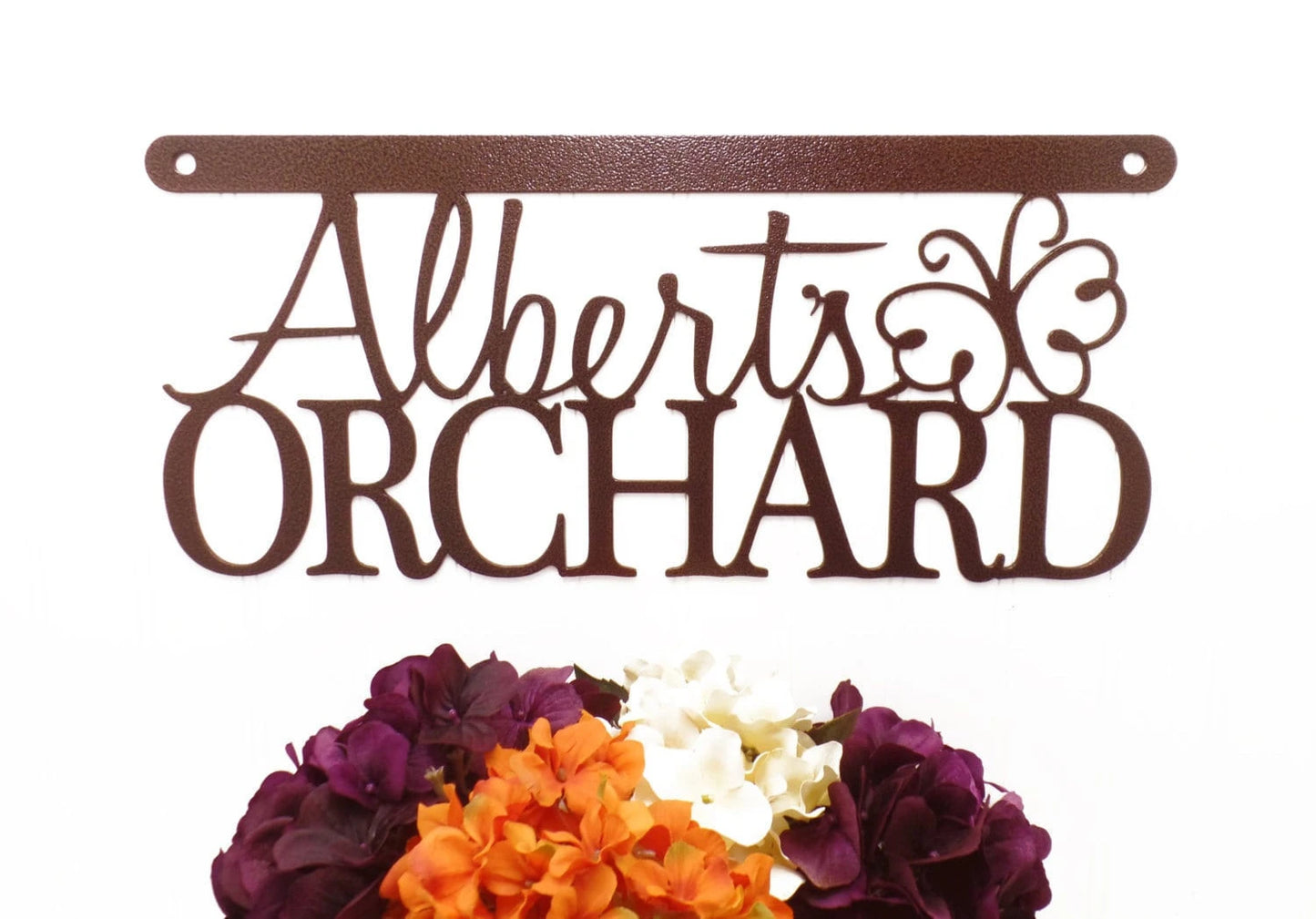 Orchard Sign Butterfly Orchard Name Sign Custom Sign First Name Wall Hanging Wall Decor