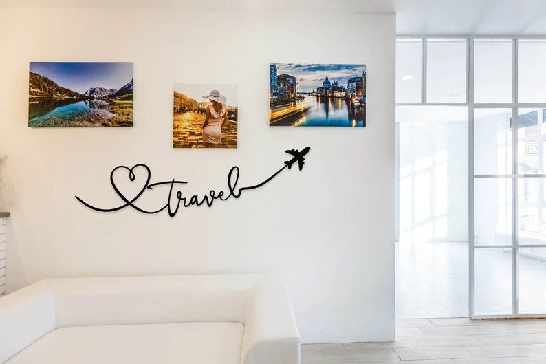 Travel Wall Art Plane Wall Decor Traveler Gift