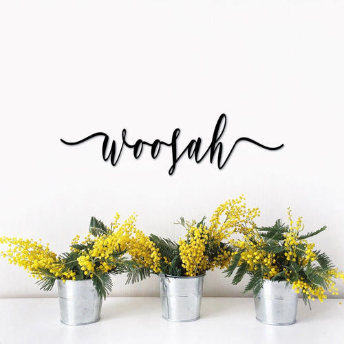 Woosah Sign Relax Decor Bathroom Wall Decor Chill Inspirational Words Relax Humor Meditation Yoga Room Decor