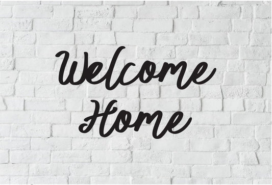 Welcome Home Metal Art Welcome Welcome Home Wall Decor Welcome Home Metal