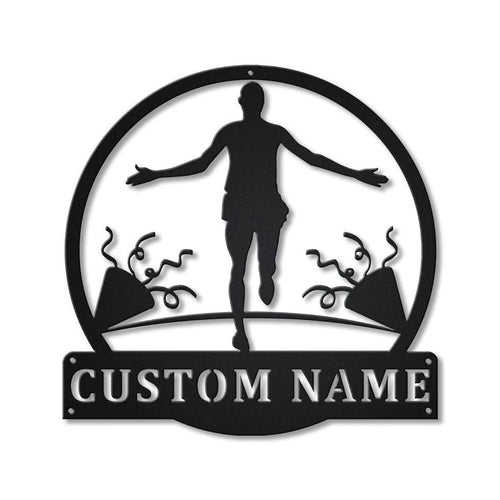 Personalized Marathon Sport Monogram Metal Sign Art, Custom Marathon Sport Metal Sign, Hobbie Gifts, Sport Gift, Birthday Gift, Laser Cut Metal Signs Custom Gift Ideas