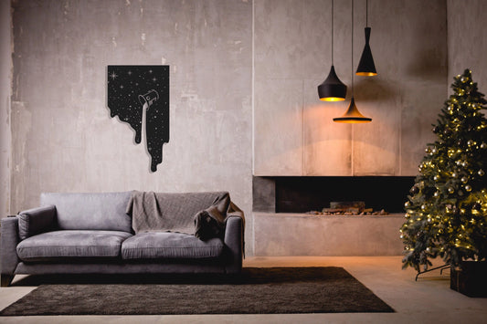 Paint The Universe, Metal Wall Decor, Metal Wall Art, Housewarming Gift, Home Decor, Office Decor - metal sign
