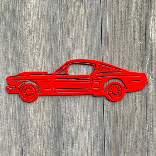Classic Car Metal Sign Cutout Cut Metal Sign Wall Metal Art