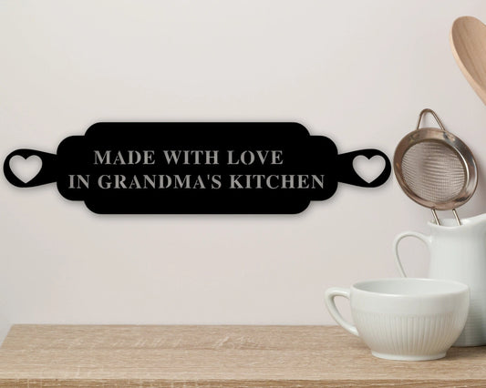 Personalized Kitchen Sign Kitchen Decor Custom Sign Gift For Custom Metal Sign Kitchen Sign Custom Cooking Sign Sign For Grandma - 8 inches - metal sign