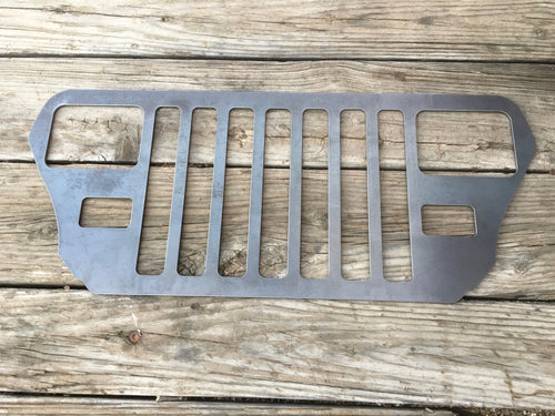 Jeep Grille Jeep Grill Jeep Decor Jeep Wrangler Custom Metal Sign