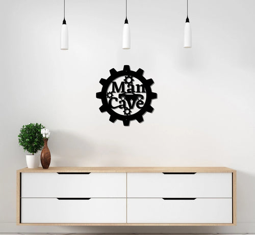 Mancave Metal Sign Gearhead Metal Sign Car Sign Decor Garage Wall Decoration Home Bar Decor Decoration Non Rust Sign
