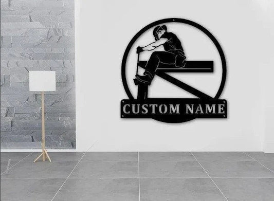 Personalized Ironworker Metal Sign, Ironworker Sign, Gift For Ironworker, Ironworker Gift, Job Sign, Job - metal sign