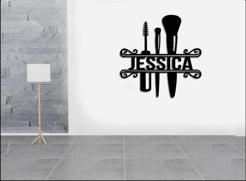 Personalized Makeup Room Metal Sign, Makeup Room Sign, Makeup Room Decor, Makeup Kids Name Sign Gift, Sign For Makeup Room Laser Cut Metal Signs Custom Gift Ideas