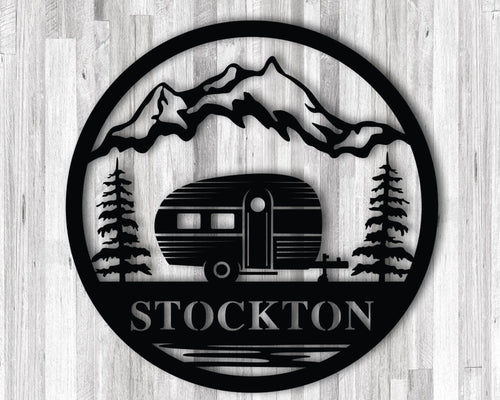 Personalized Metal Camping Sign Camping Sign Custom Camper Sign Rv Metal Sign Personalized Rv Sign Custom Rv Decor Decor For Rv