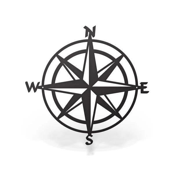 Metal Compass Sign Cut Metal Sign Metal House Sign