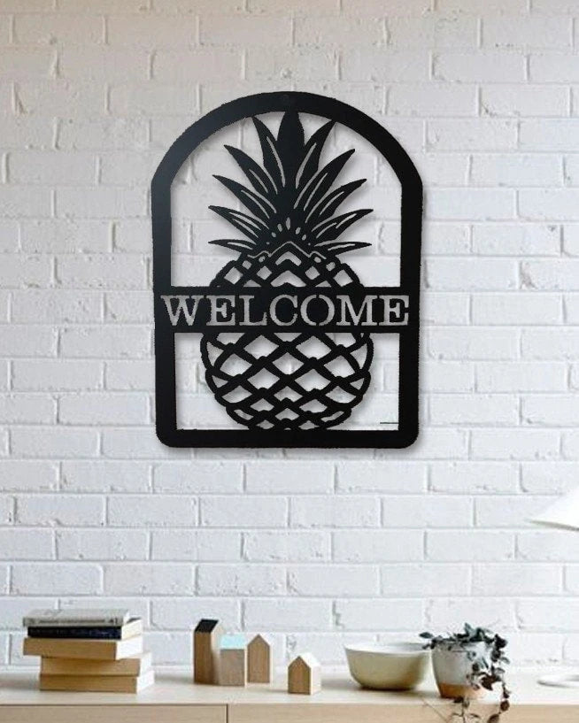 Welcome Metal Sign Christmas Gifts Hanukkah Gifts Home Wall Decoration Gifts For Mom Housewarming Gifts