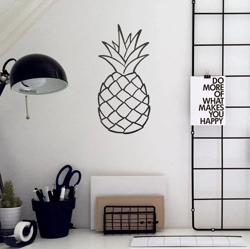Pineapple Metal Art Cut Metal Sign