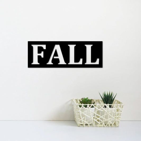 Fall Sign Fall Kitchen Sign Kitchen Decor Fall Harvest Sign Fall Housewarming Gift Fall Metal Sign - 8 inches - metal sign
