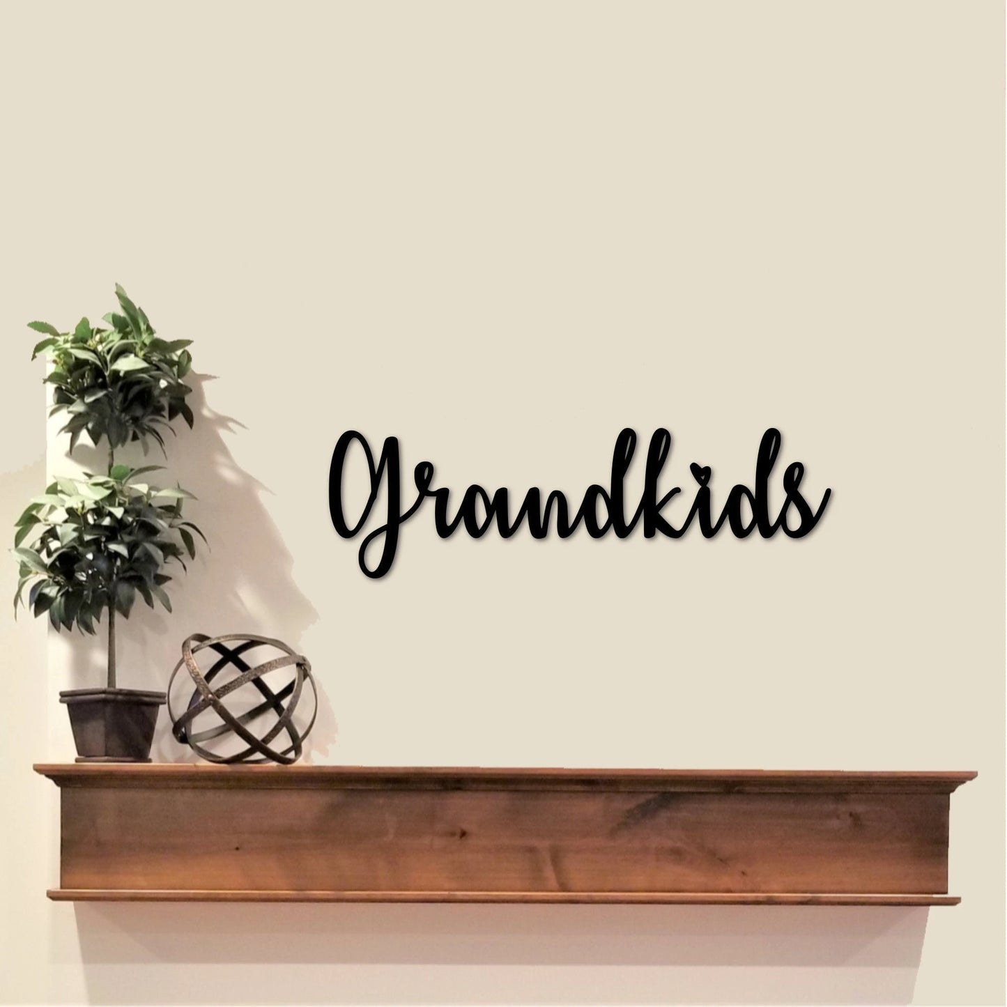 Metal Grandkids Sign Grandkids Wall Hanging Grandparents Gift Grandchildren Sign Grandkids Word Art Grandkids Picture Gallery Wall