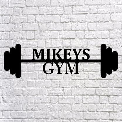 Personalized Metal Home Gym Sign, Gym Wall Decor, Metal Wall Decor, Home Gym Decor, Personalized Home Decor, Metal Wall Art, Laser Cut Metal Signs Custom Gift Ideas