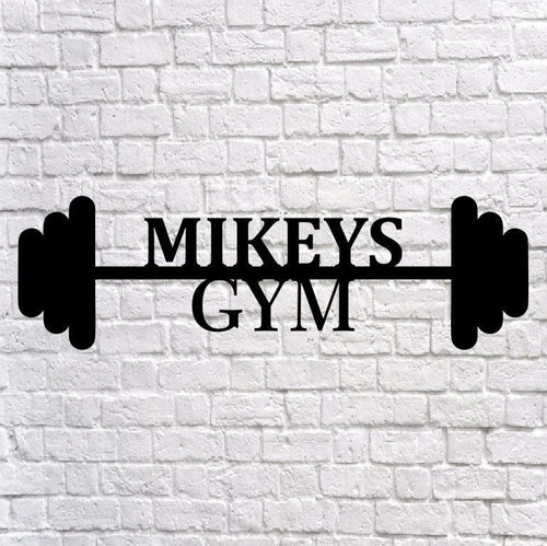 Personalized Metal Home Gym Sign, Gym Wall Decor, Metal Wall Decor, Home Gym Decor, Personalized Home Decor, Metal Wall Art, Laser Cut Metal Signs Custom Gift Ideas