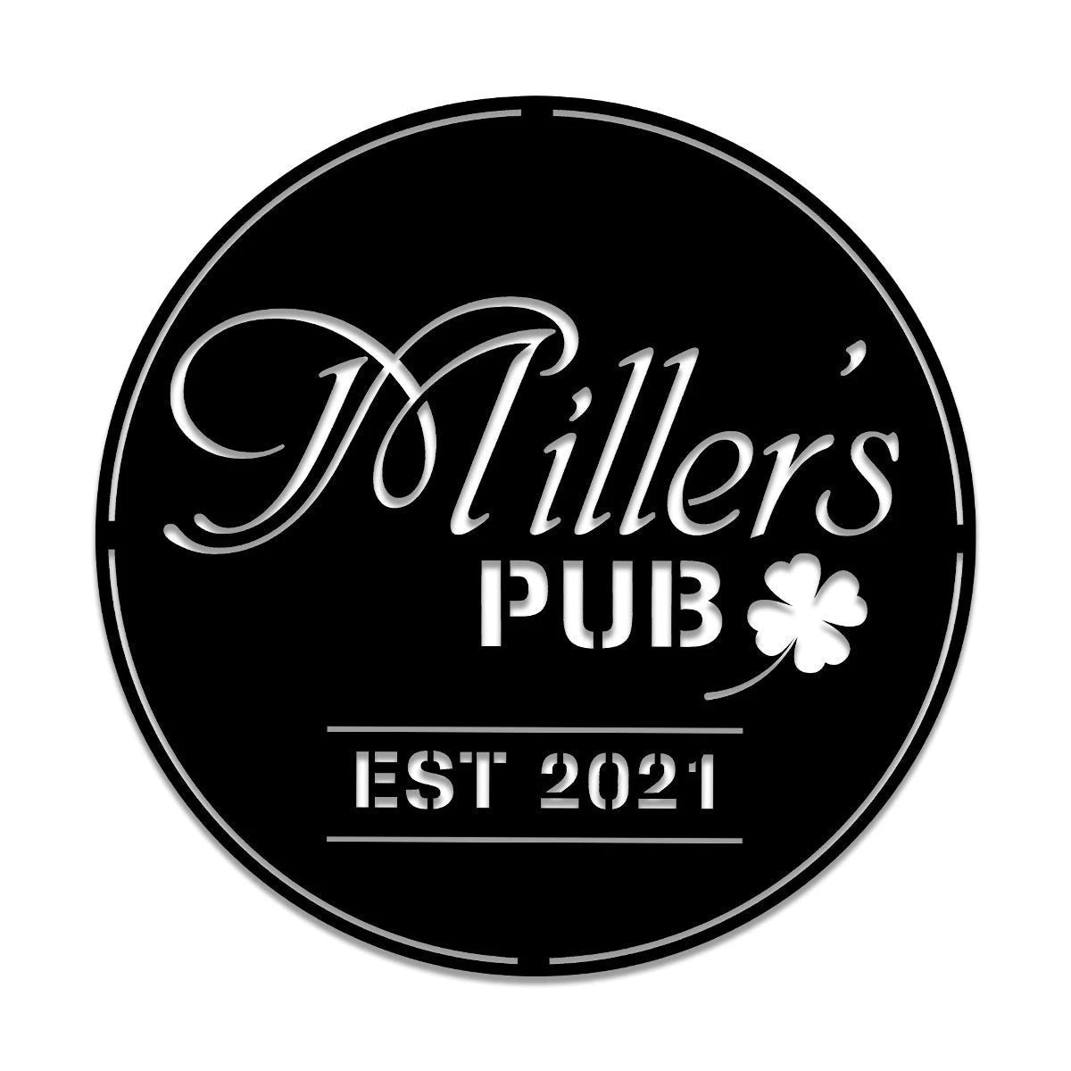 Personalized Irish Metal Bar Sign, Custom Pub, Tap, Lounge, Caf, Home Wall Decor, Metal Laser Cut Metal Signs Custom Gift Ideas