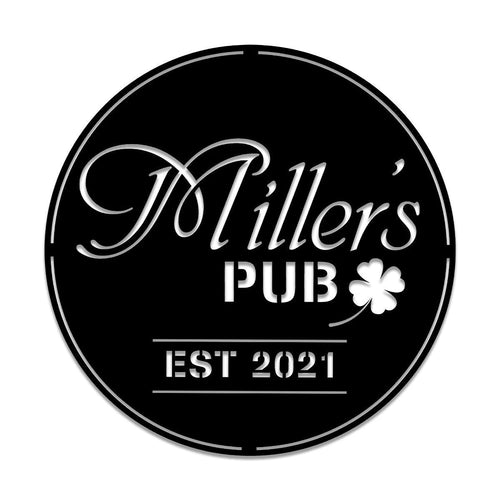 Personalized Irish Metal Bar Sign, Custom Pub, Tap, Lounge, Caf, Home Wall Decor, Metal Laser Cut Metal Signs Custom Gift Ideas
