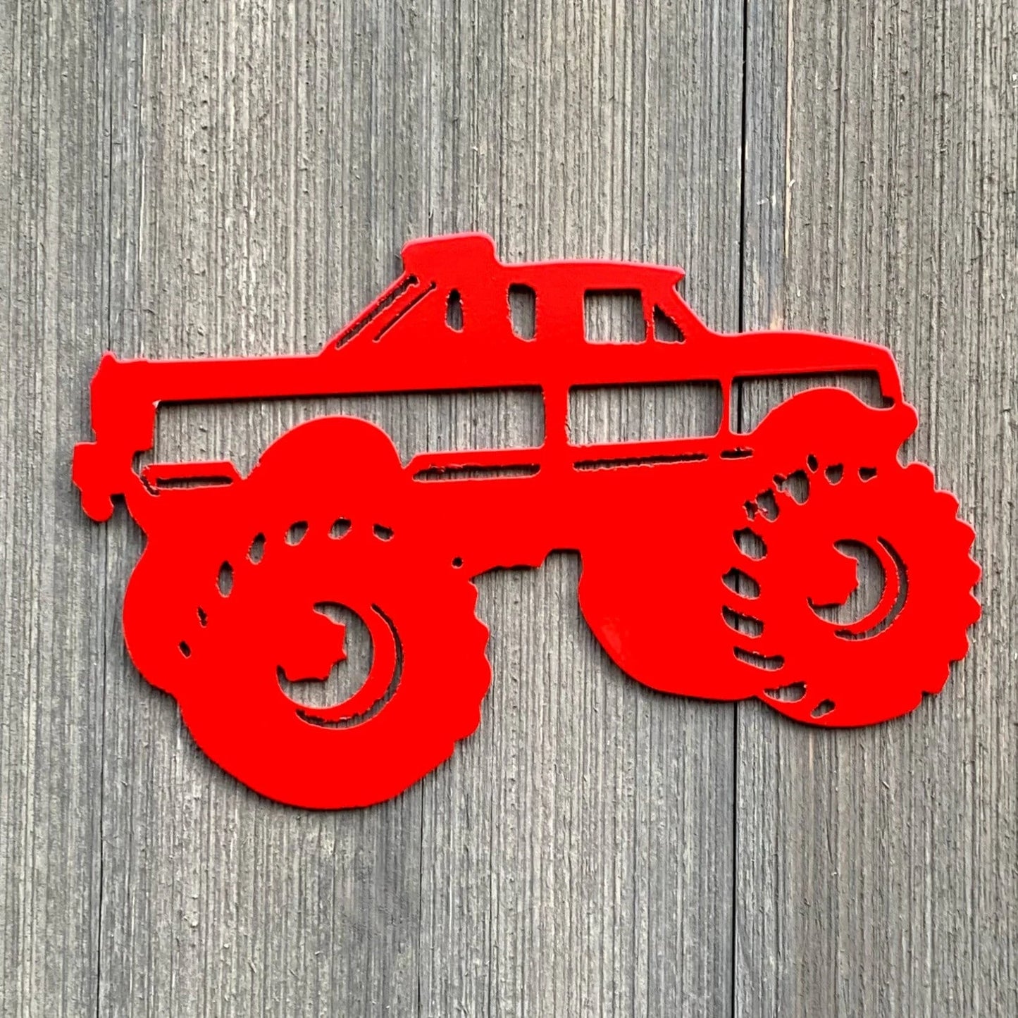 Lifted Truck Metal Sign Cutout Cut Metal Sign Wall Metal Art
