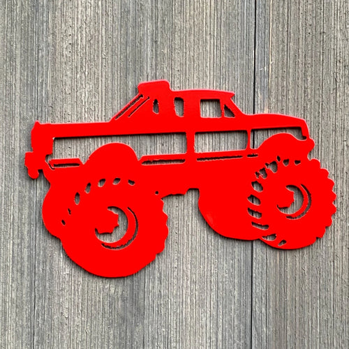 Lifted Truck Metal Sign Cutout Cut Metal Sign Wall Metal Art