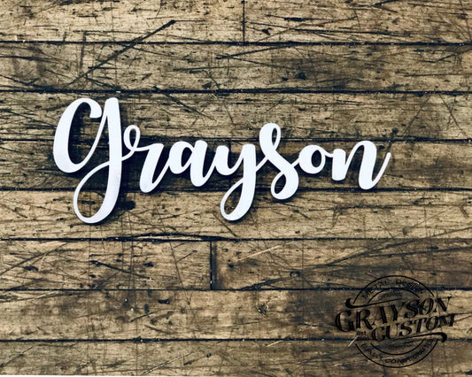 Personalized Name Script Metal Sign, Custom Metal Sign, Wedding, Anniversary, Housewarming Gift, Rustic - wedding detail