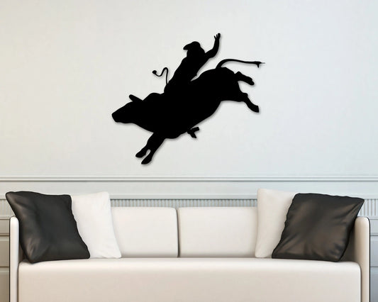 Rodeo Decor Bucking Bull Bucking Horse Cowboy Decor Ranch Sign Horse Riding Sign Rodeo Sign Metal Rodeo Horse Sign Cowboy - 8 inches - metal sign