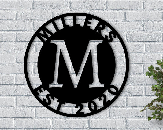Family Established Name Sign,gift For Her,personalized Mothersday Sign, Mothersday Gift, Custom Mom Sign - metal sign