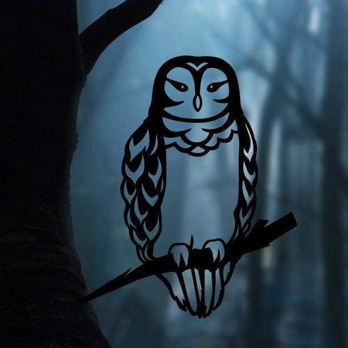 Owl Metal Art Garden Signs Cut Metal Sign Metal House Sign