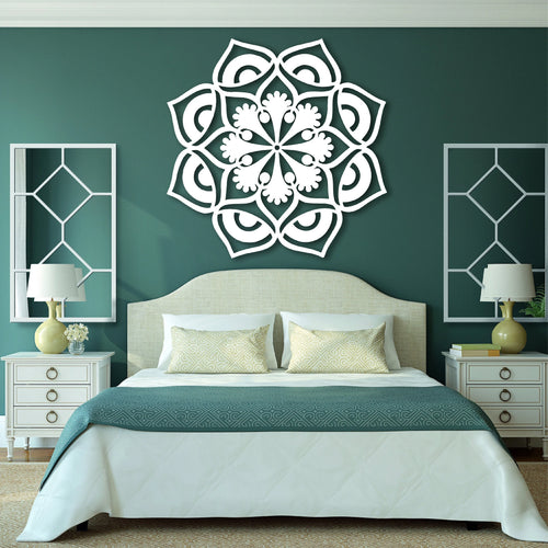 Mandala Flower Metal Art Mandala Metal Art Flower Metal Art Metal Wall Decor Metal Sign Craftsman Metal Wall Hangings